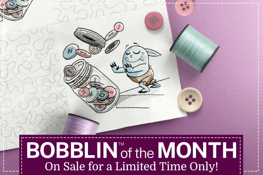 April Bobblin of the Month - 50% off 