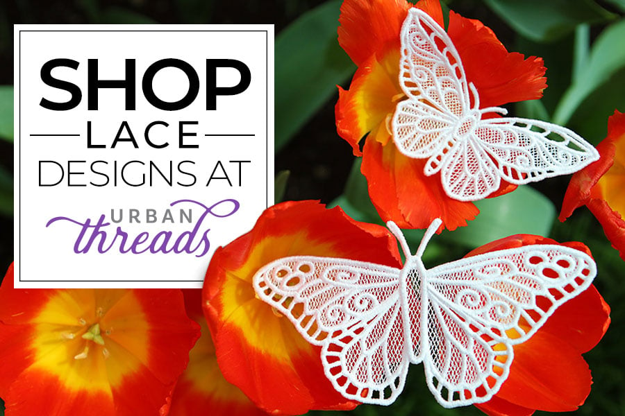 Shop lace designs at Urban Threads!