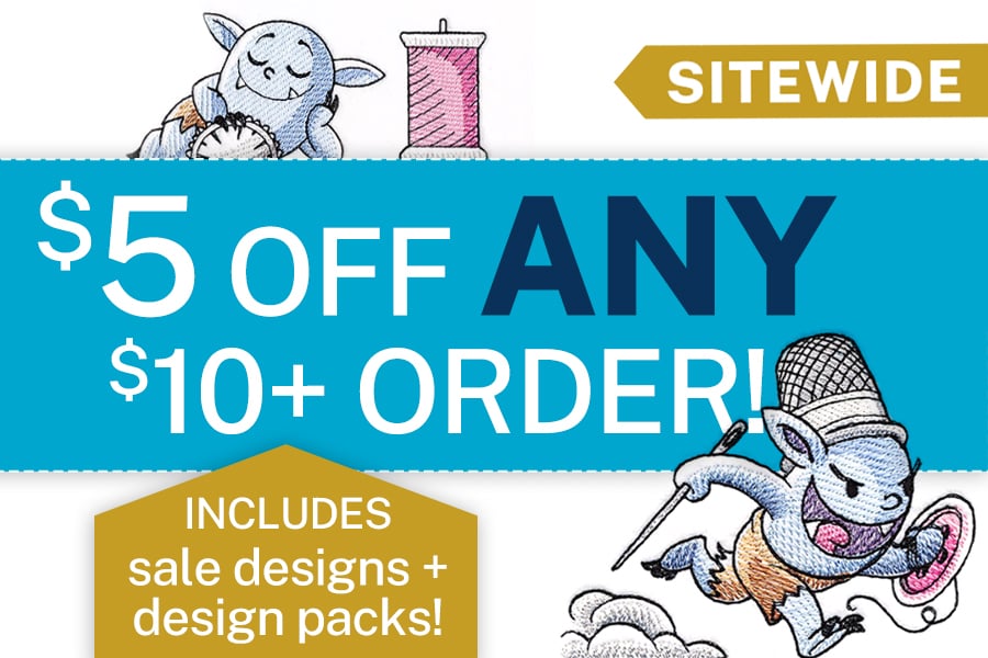 $5 off ANY $10+ Order