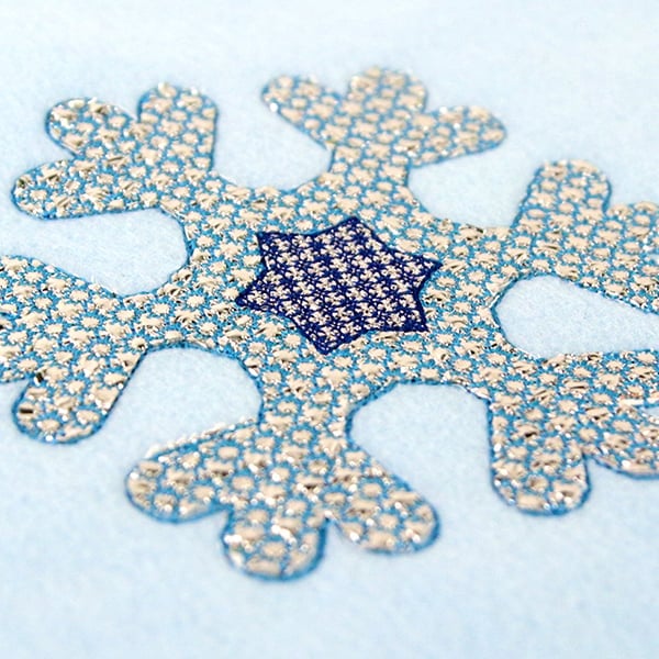 Designs for Mylar - Snowflake with Mylar