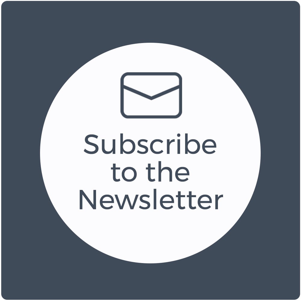 Subscribe to the newsletter with mail envelope icon